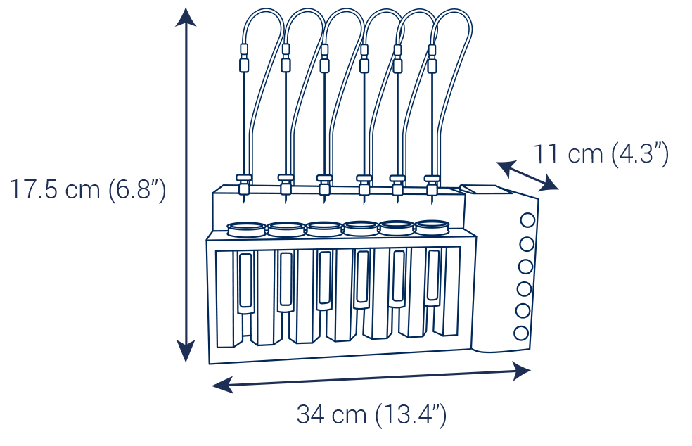 Evaporator puriVap-6 purification